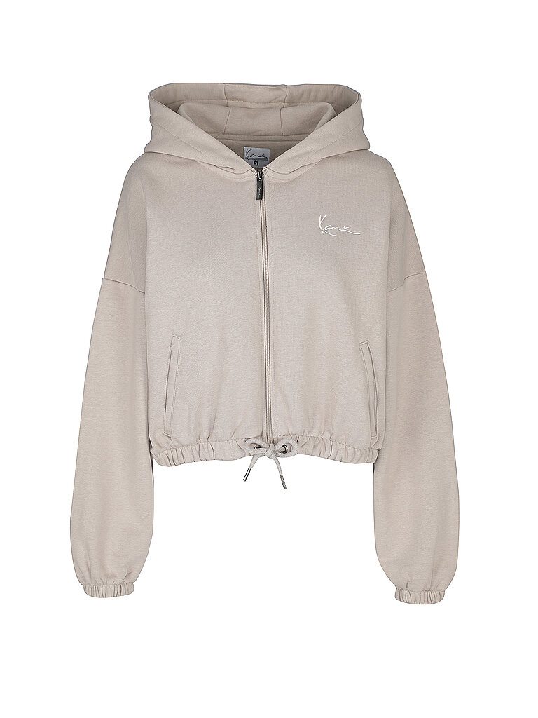 KARL KANI Sweatjacke  beige | M